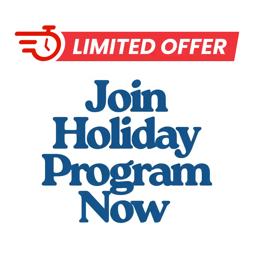 join holiday program now